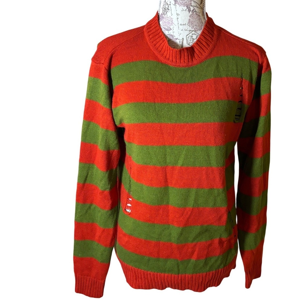 A Nightmare on‎ Elm Street Freddy Krueger S/M IRONIC CHRISTMAS UGLY Sweater